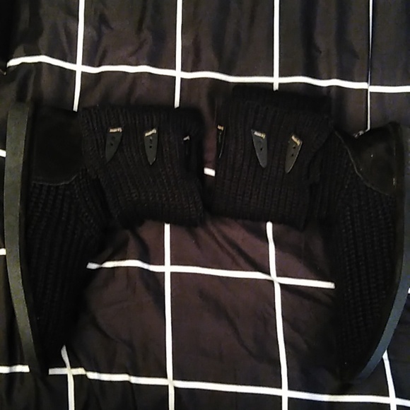 12 Bear Paw Sweater Boots - Picture 2 of 4